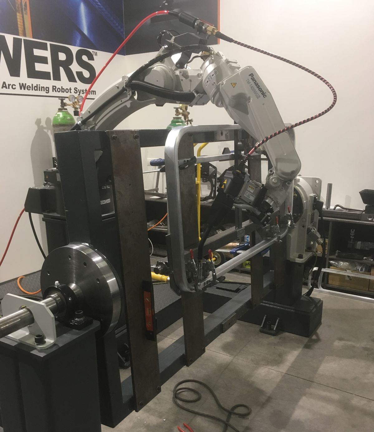 Panasonic hegesztőrobot alumínium próbahegesztés