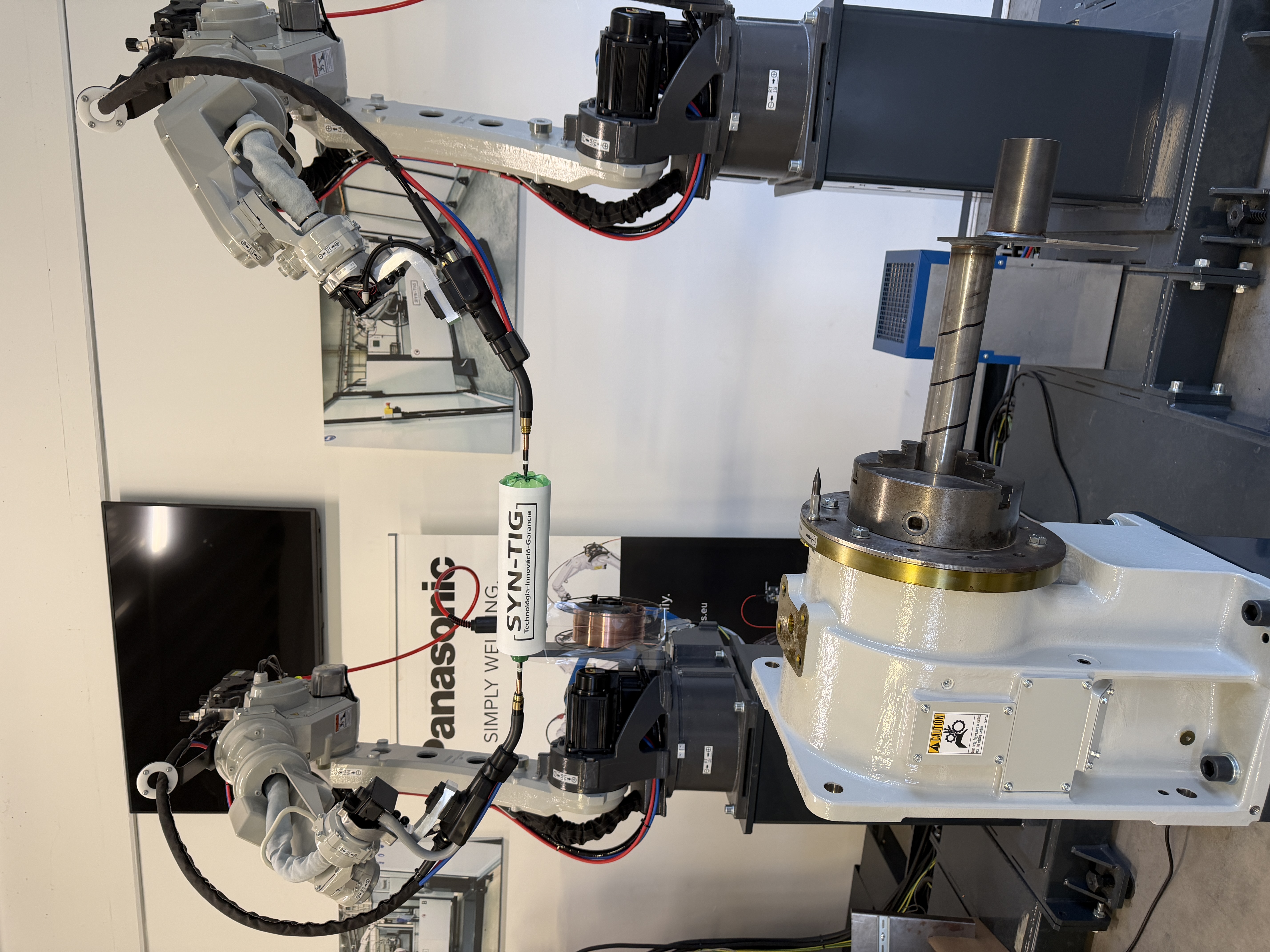 Panasonic twin robot system