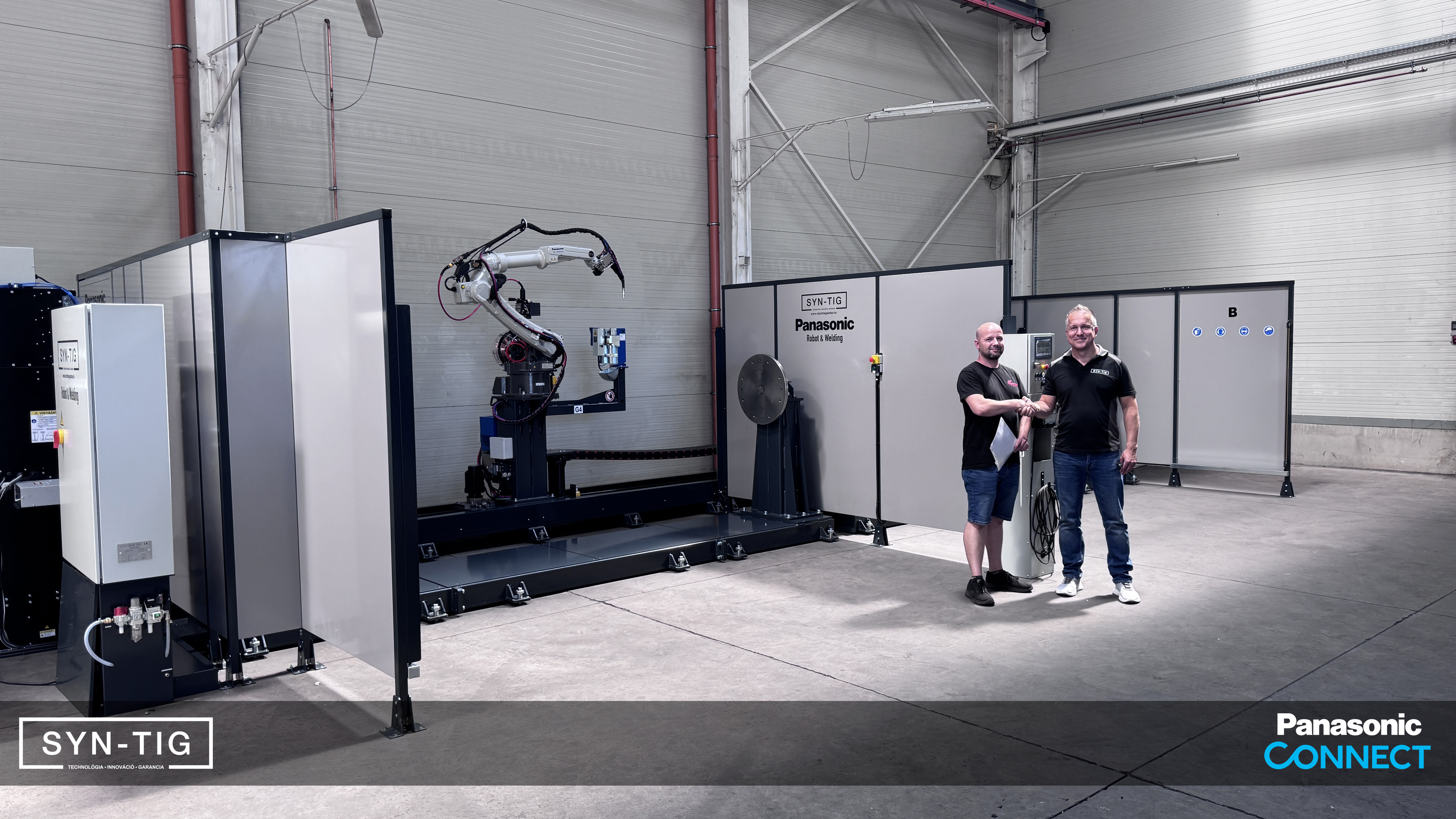 Panasonic PA-E-Frame-2000 Szuper aktív (S-AWP) hegesztőrobot rendszer telepítés